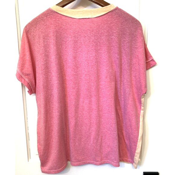 Lovely Melody Playful Pastel Top Vertical Color Blocking Patchwork L Soft Girl - Picture 6 of 13